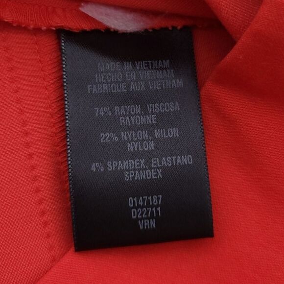 2B Bebe Womens Size Small Solid Red/Orange Shorts - Picture 5 of 5